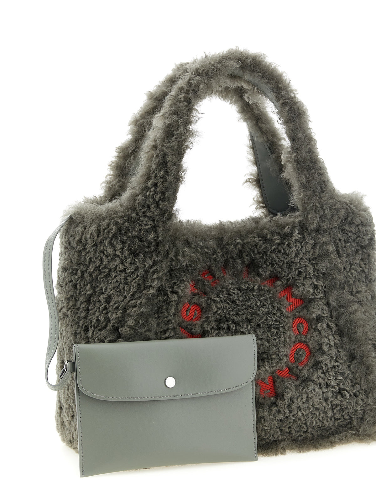 Stella McCartney Graue Tote Bag aus Polyester