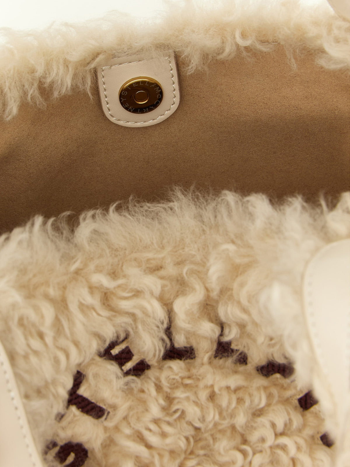 Stella McCartney Beige Polyester-Tragetasche