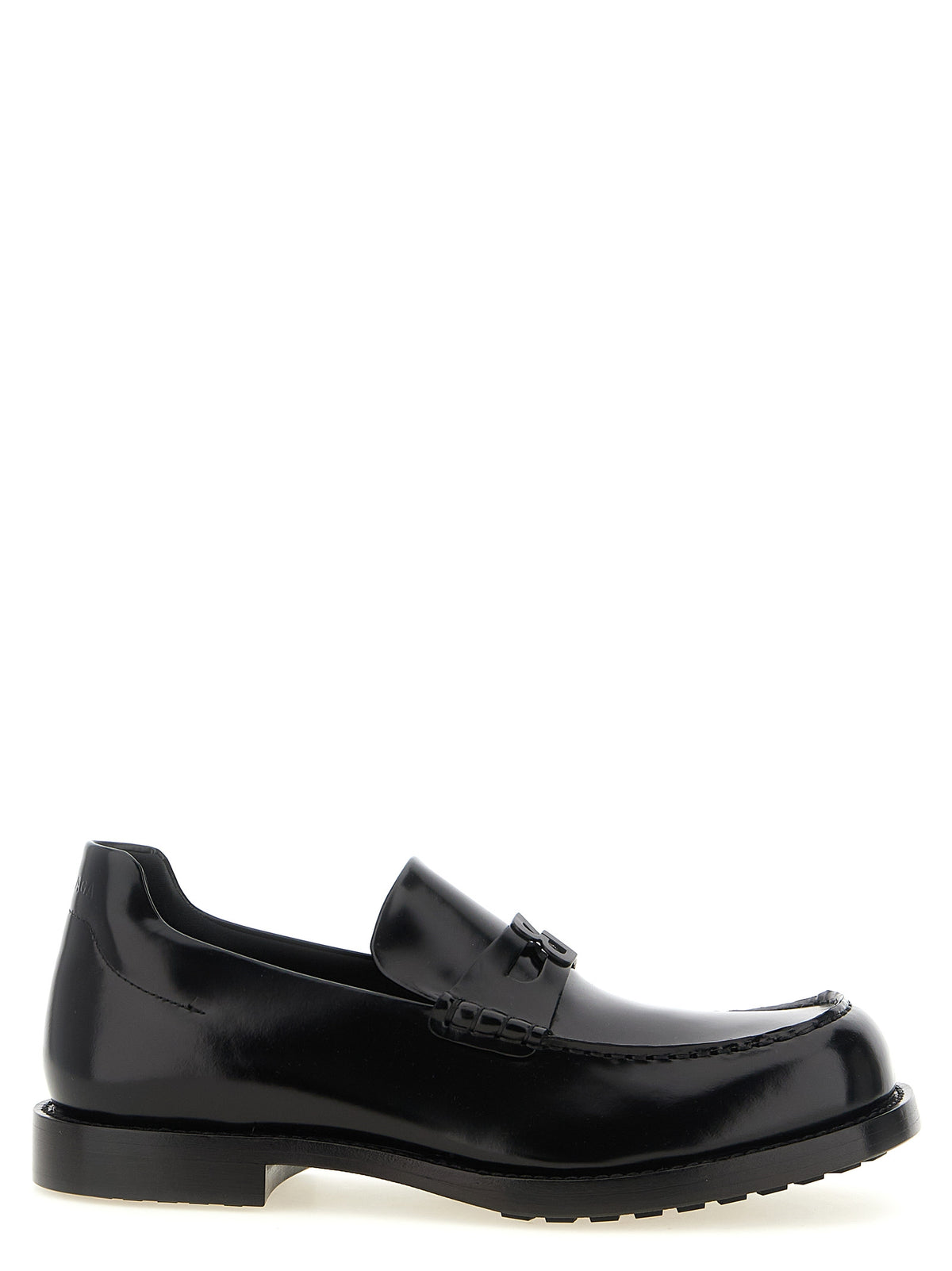 Balenciaga Schwarze Loafer aus Kalbsleder zum Hineinschlüpfen