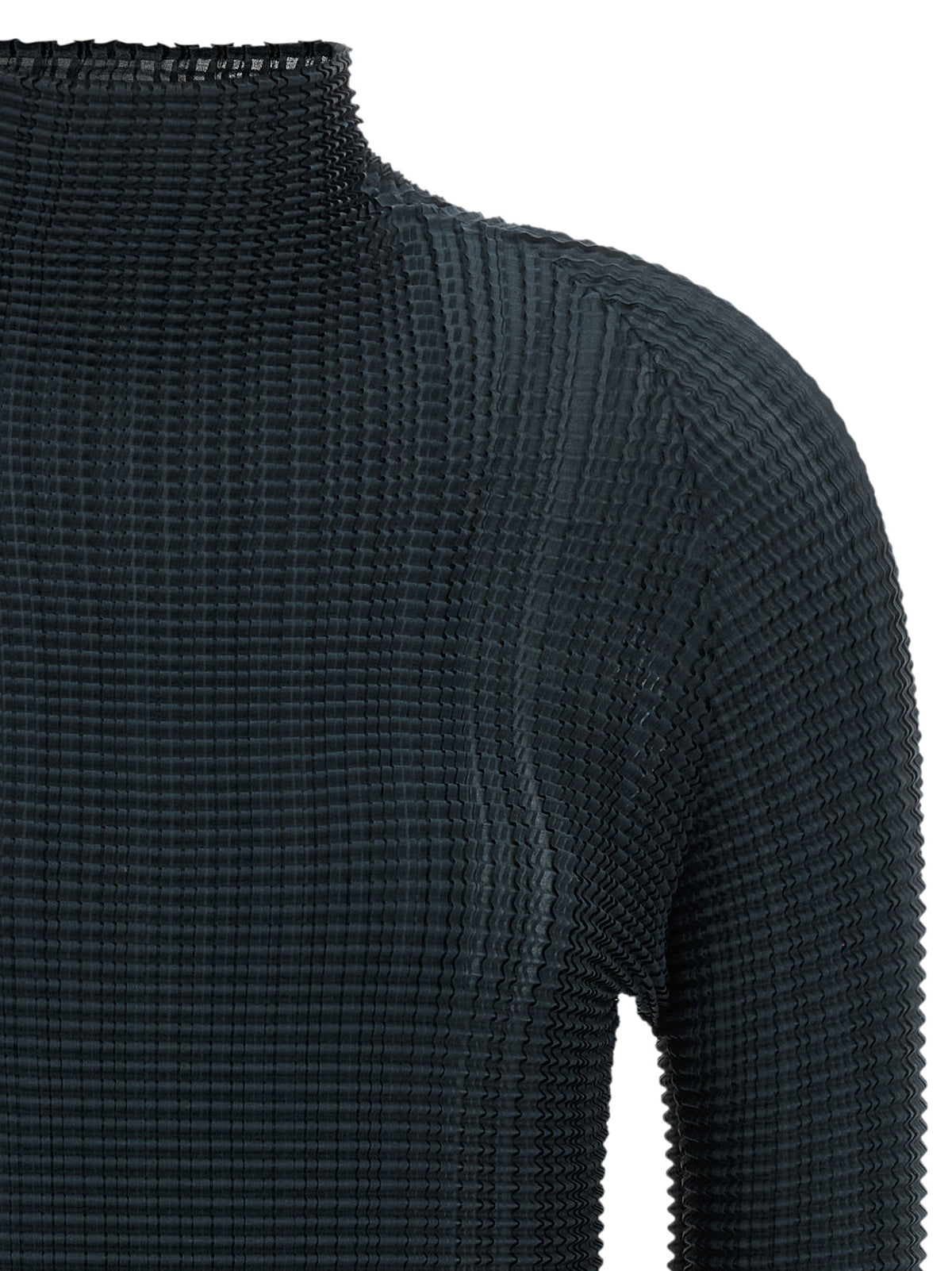 Issey Miyake Blauer Cardigan aus Polyester