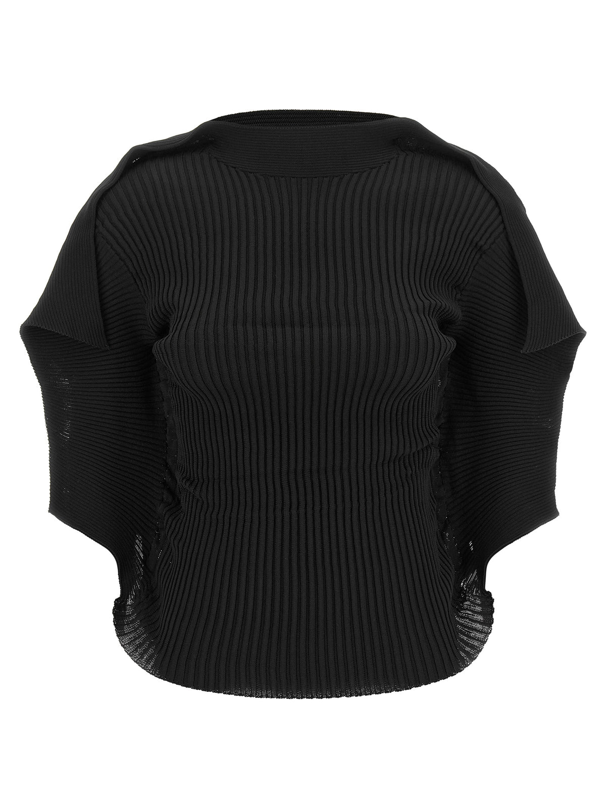 Issey Miyake Schwarze Bluse aus Polyester