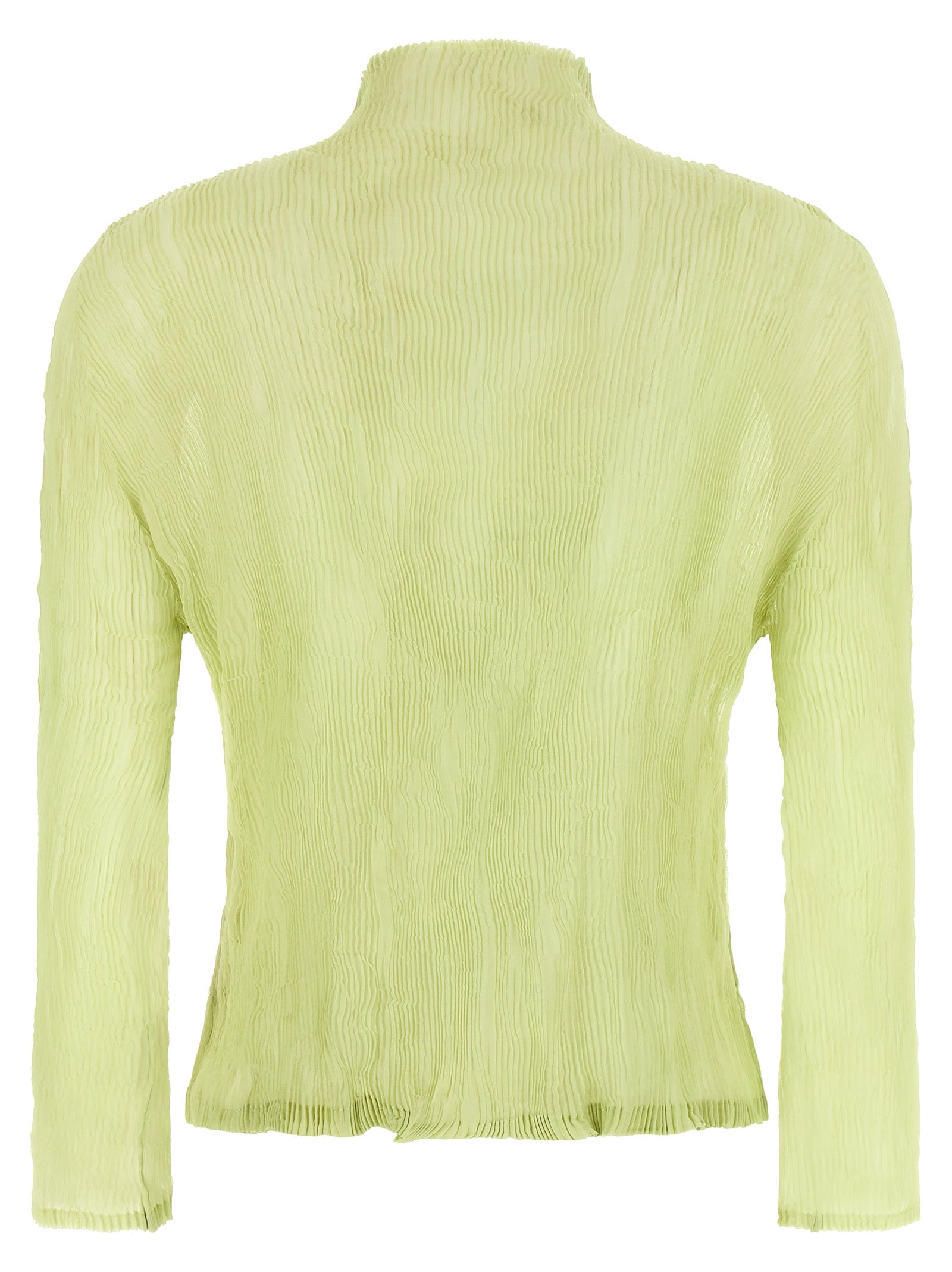 Issey Miyake Zweifarbige Polyester-Strickjacke
