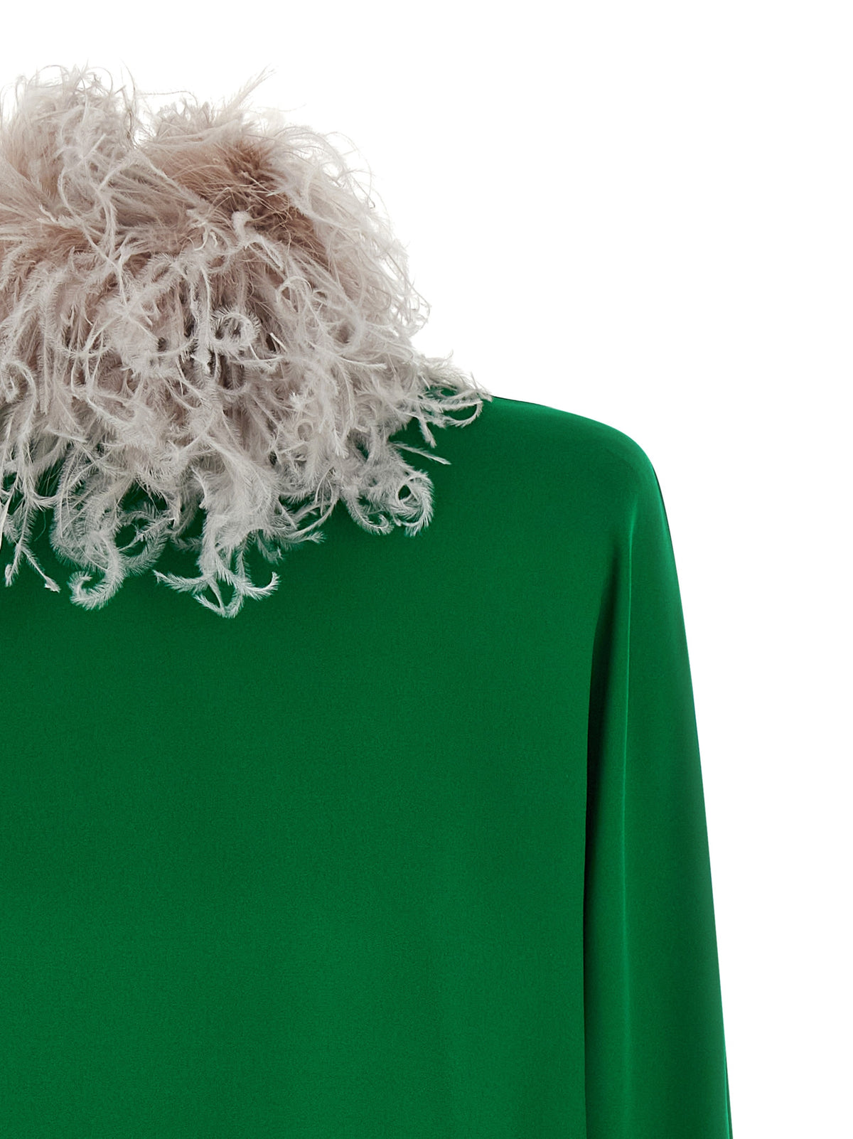 Valentino Garavani Kurzes Zweifarben-Seidenkleid