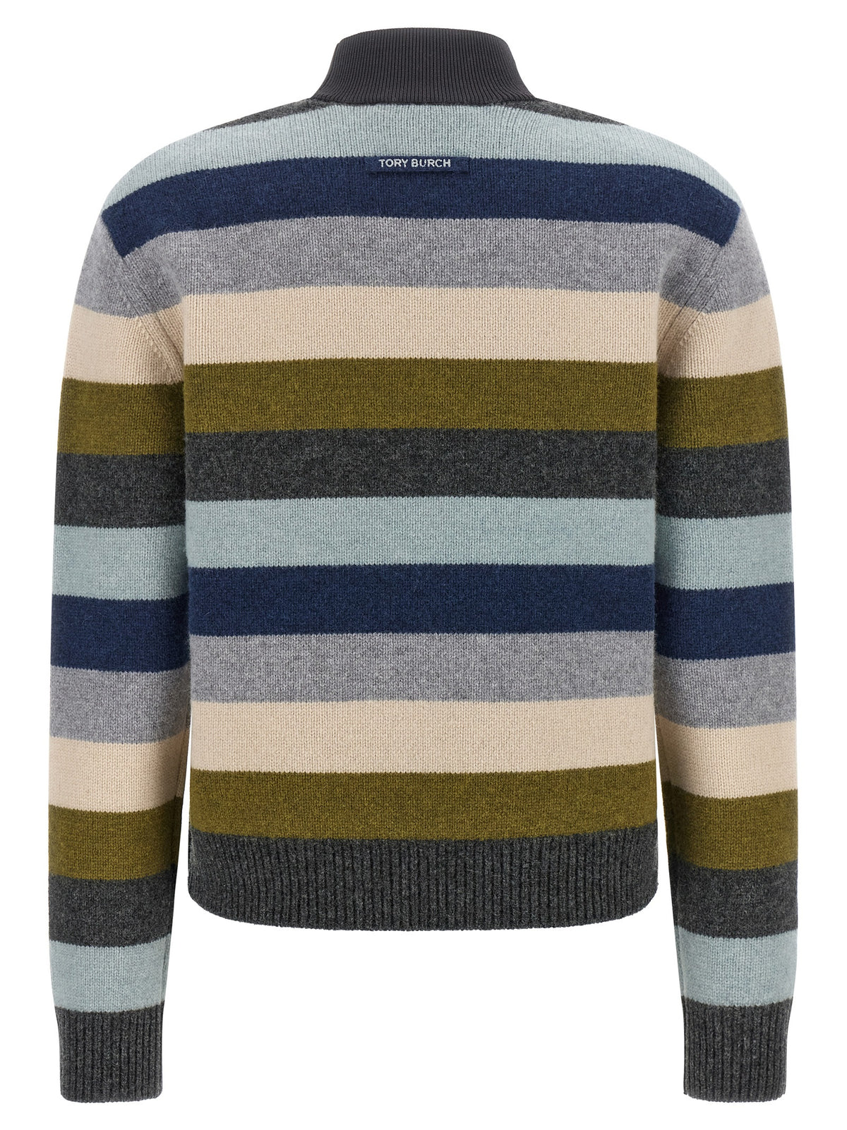 Tory Burch Mehrfarbige Wollstrickjacke