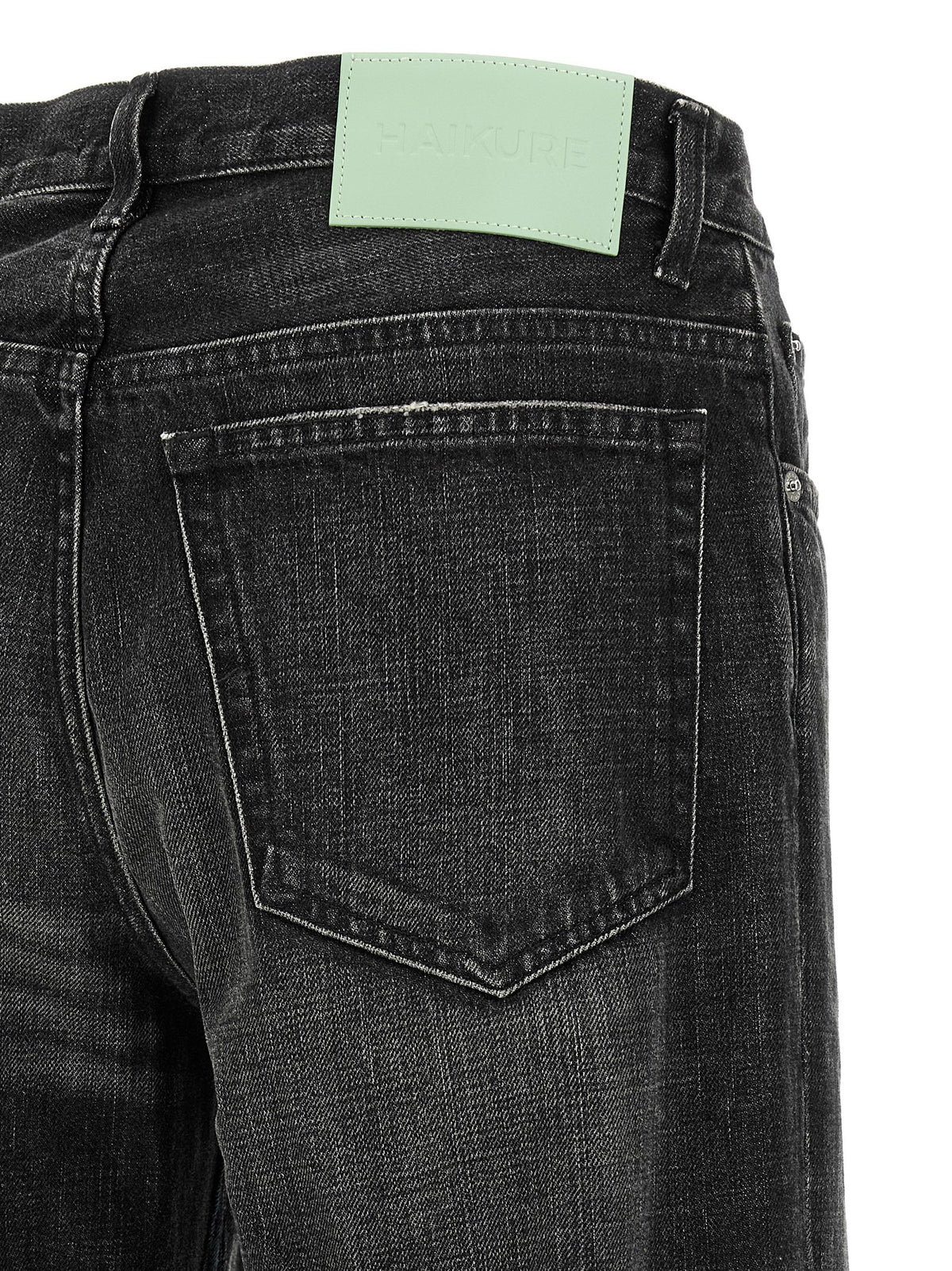 Haikure Graue Baumwoll-Jeans mit Schlag