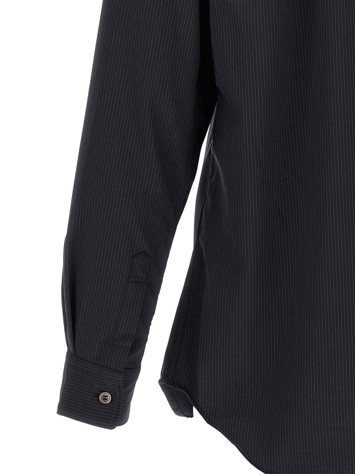 Comme Des Garçons Blaue Polyester-Bluse