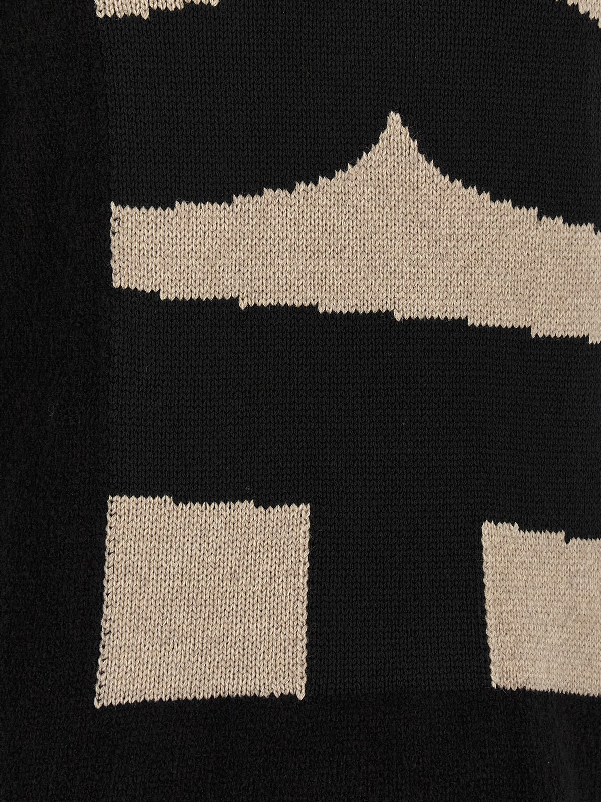 Comme Des Garçons Schwarzer Cardigan aus Polyester