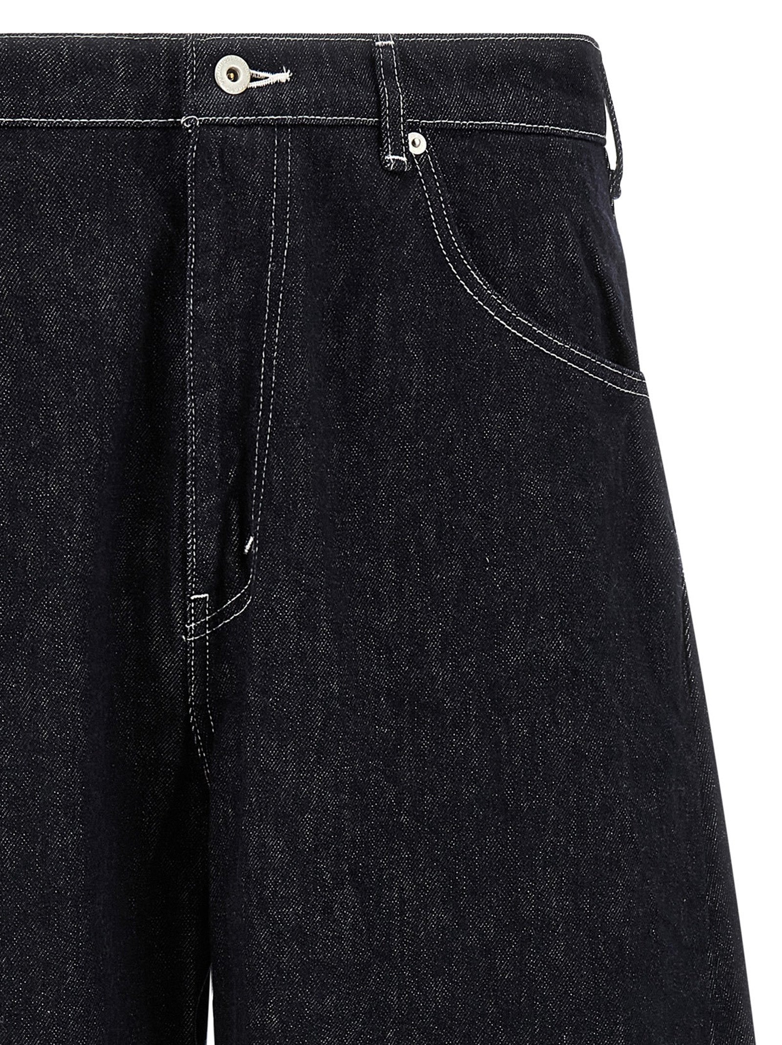 Comme Des Garçons Blaue Baumwolljeans Denim