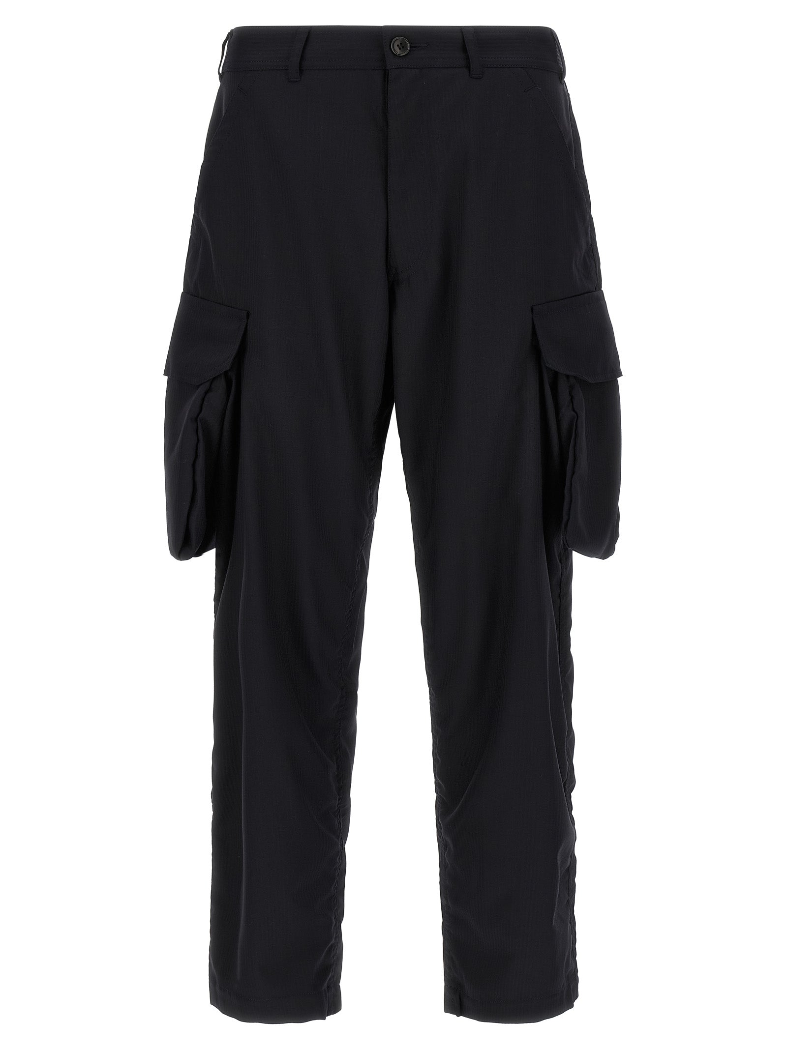 Comme Des Garçons Blaue Cargohose aus Polyester