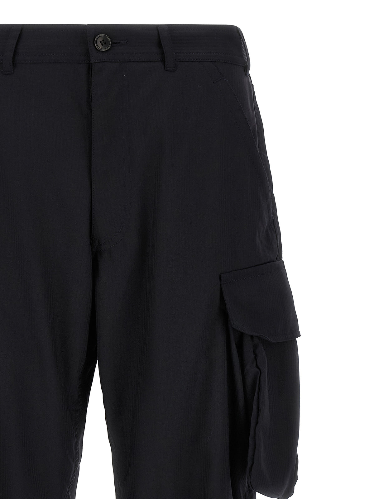 Comme Des Garçons Blaue Cargohose aus Polyester