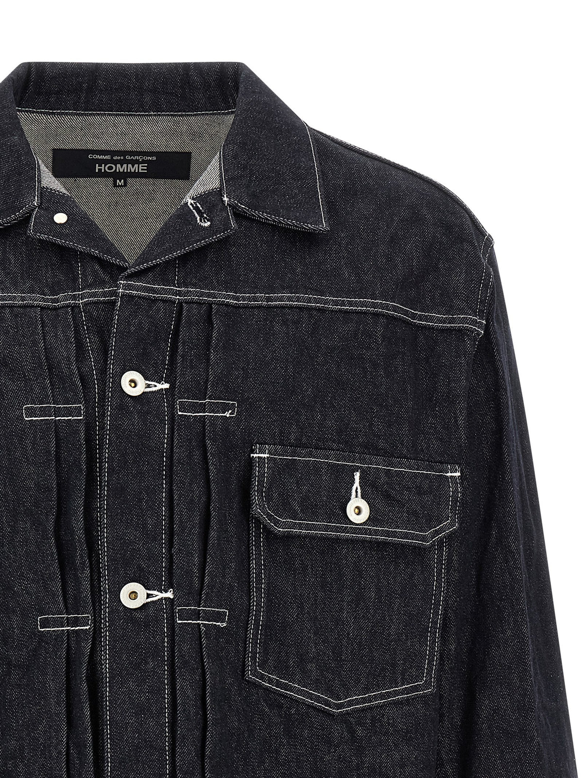 Comme Des Garçons Blaue Jeansjacke aus Baumwolle