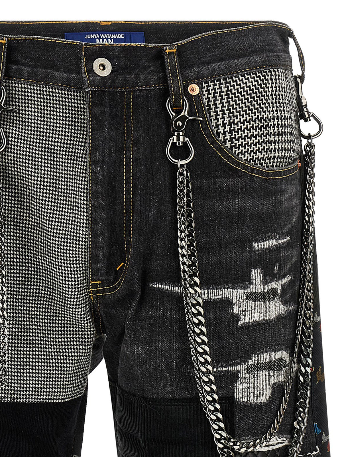 Junya Watanabe Blaue Baumwolljeans Denim