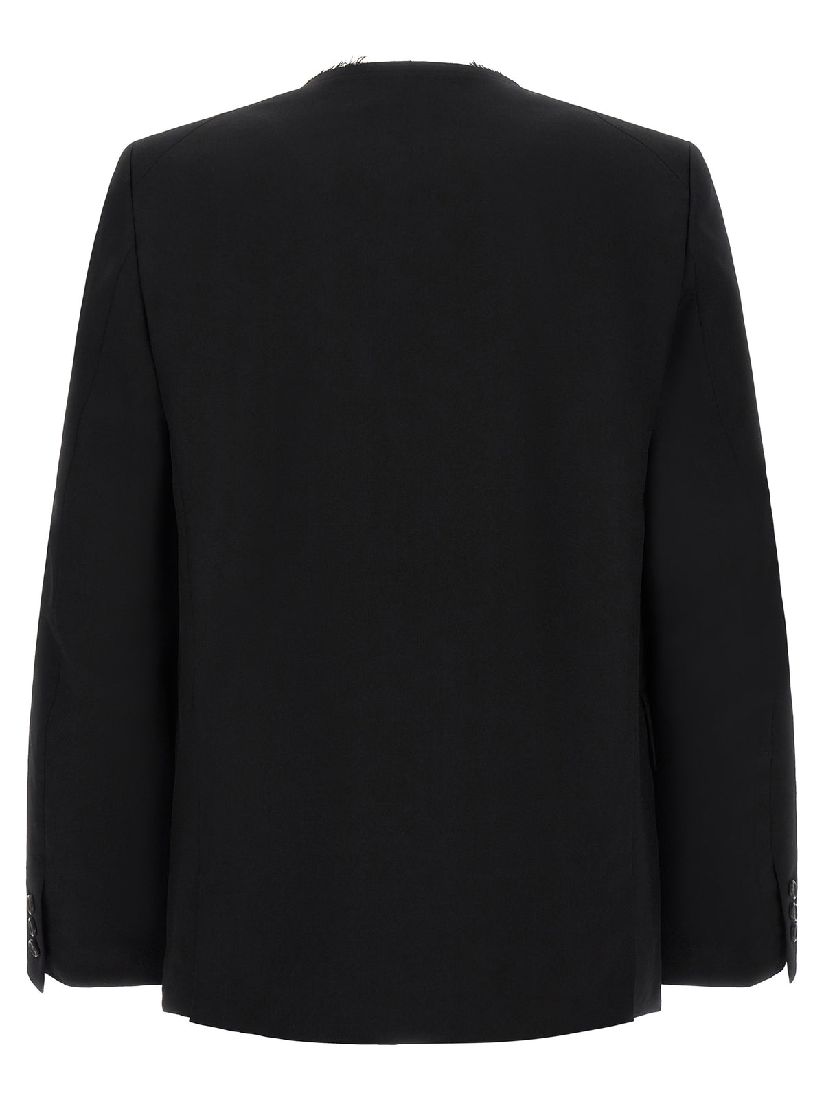 Comme Des Garçons Schwarzer Wollblazer