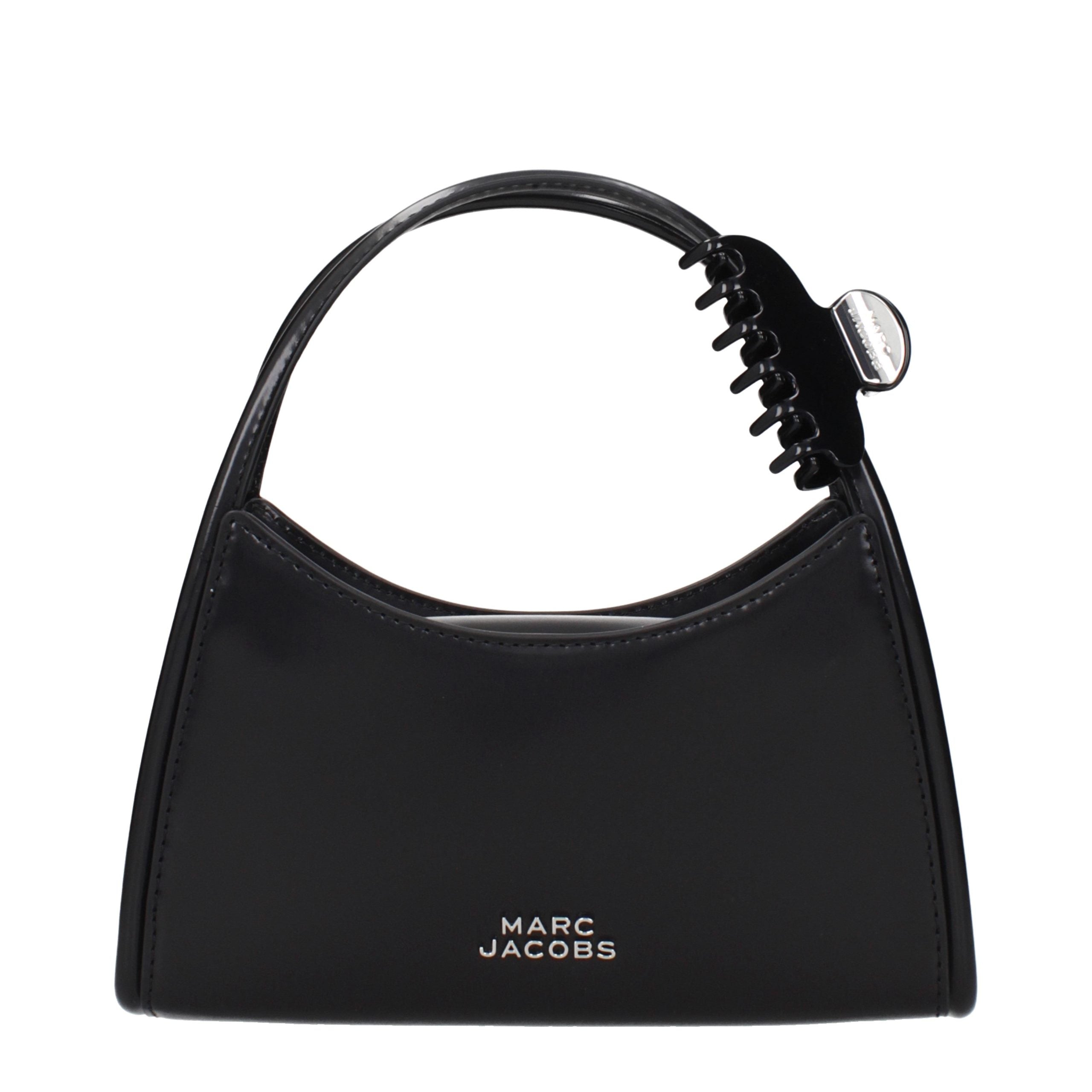 Marc Jacobs Schwarze Lederhandtasche