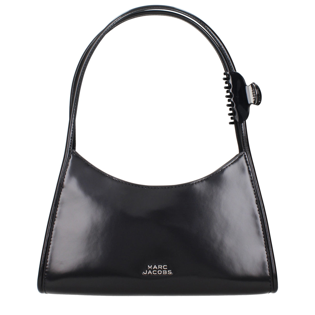 Marc Jacobs Schwarze Leder Umhängetasche