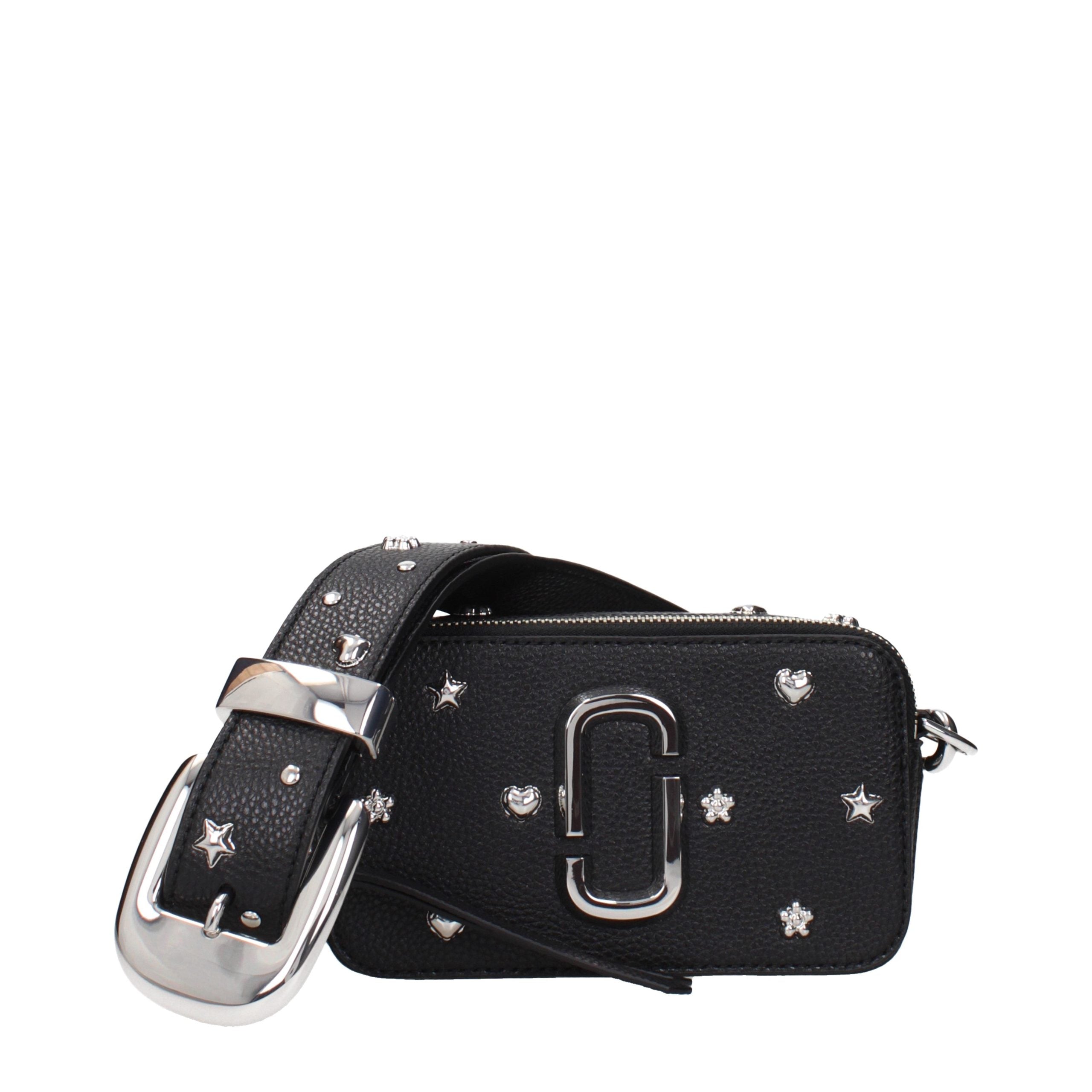 Marc Jacobs Schwarze Leder Umhängetasche