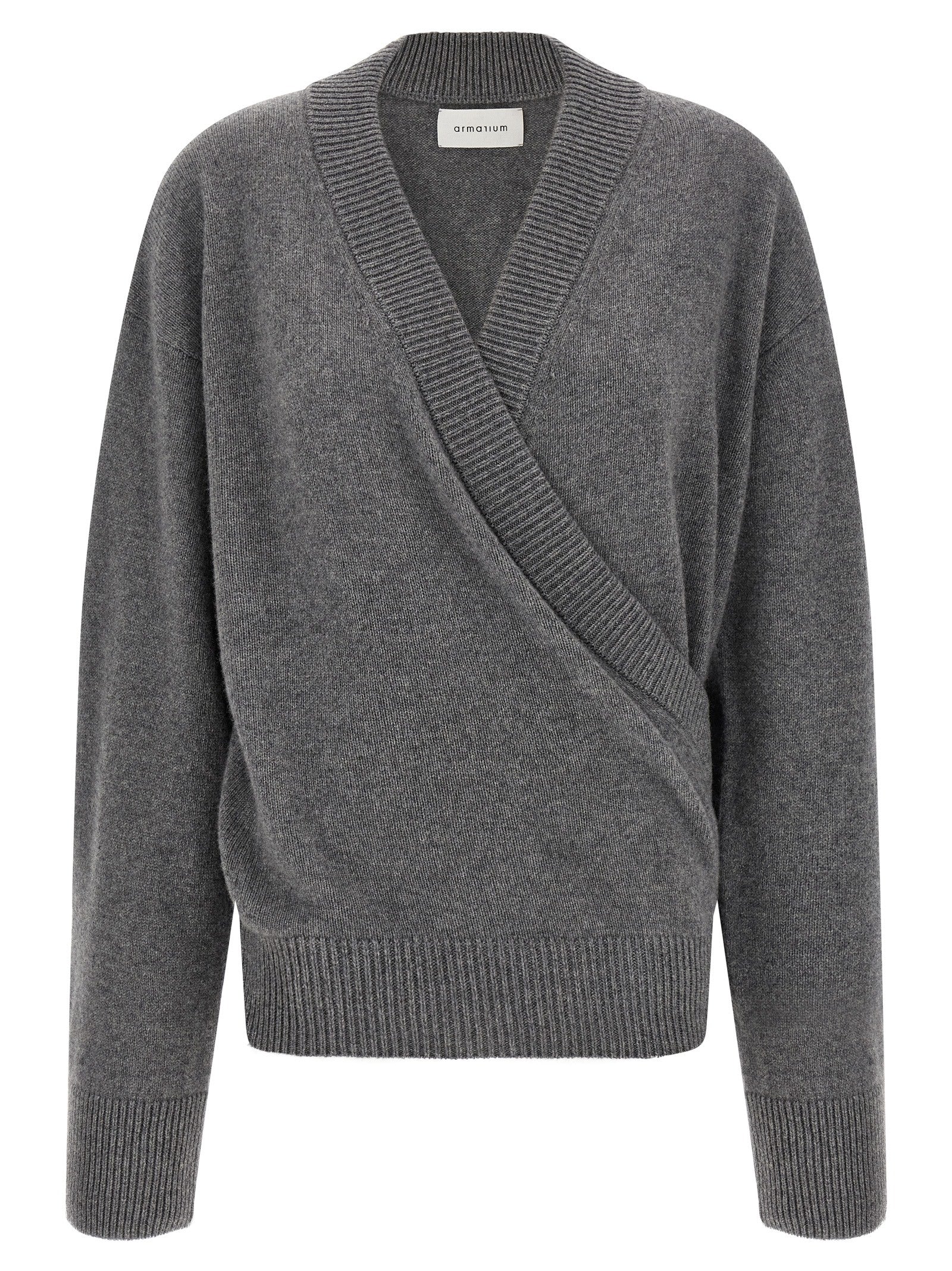 Armarium Grauer Wollcardigan