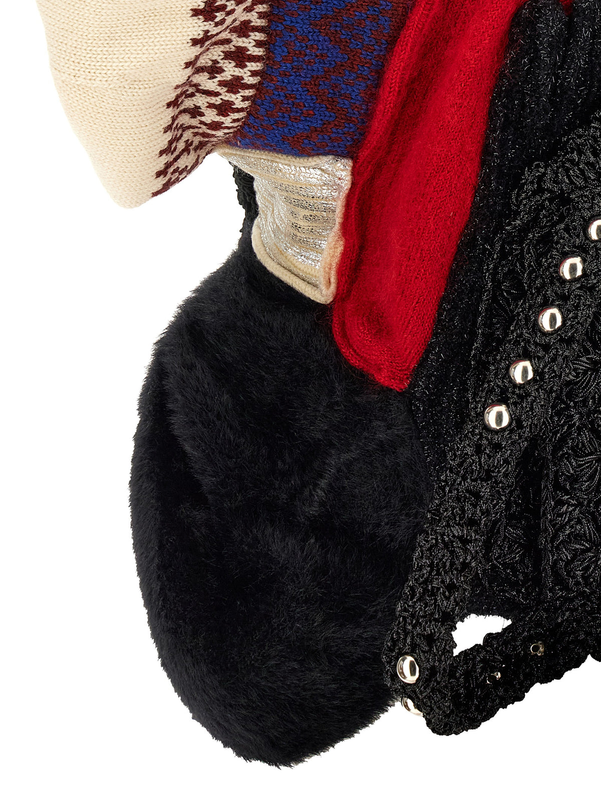 Junya Watanabe Mehrfarbige Wollstrickjacke