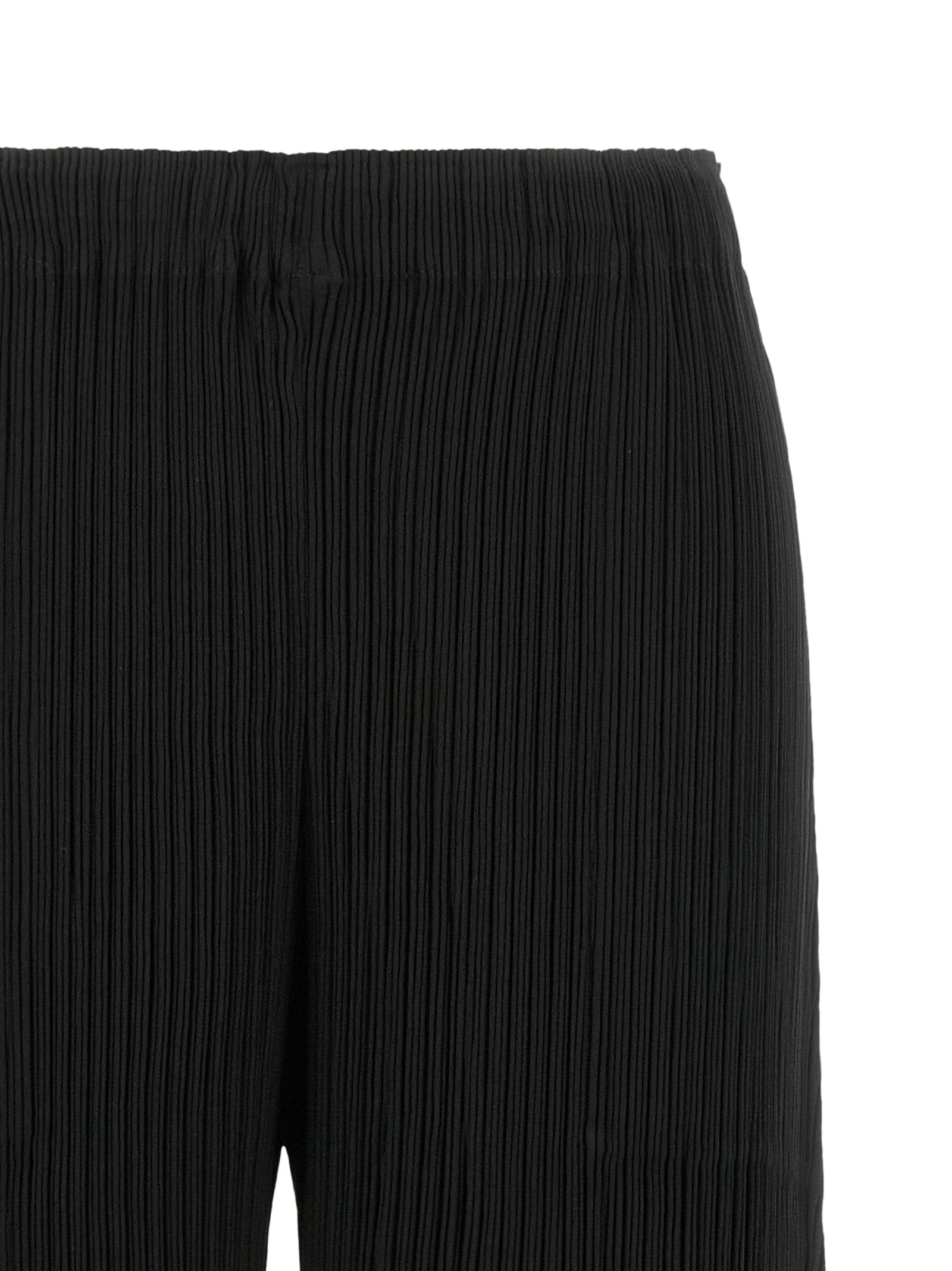 Issey Miyake Schwarze Freizeithose aus Polyester