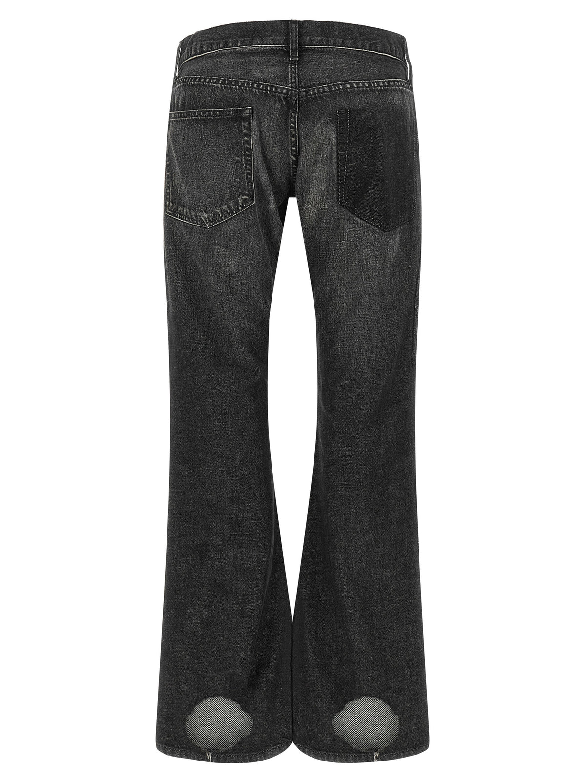 Junya Watanabe Schwarze Baumwoll-Schlagjeans