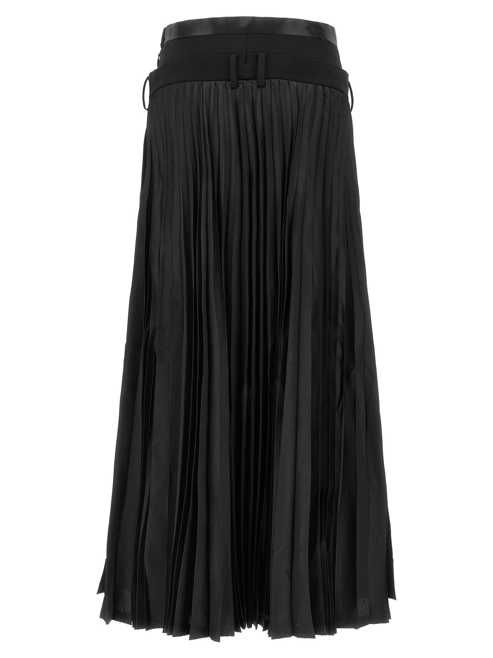 Junya Watanabe Schwarze Woll-Freizeithose