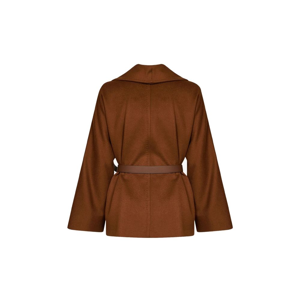 Max Mara Brauner Jackett aus Schurwolle