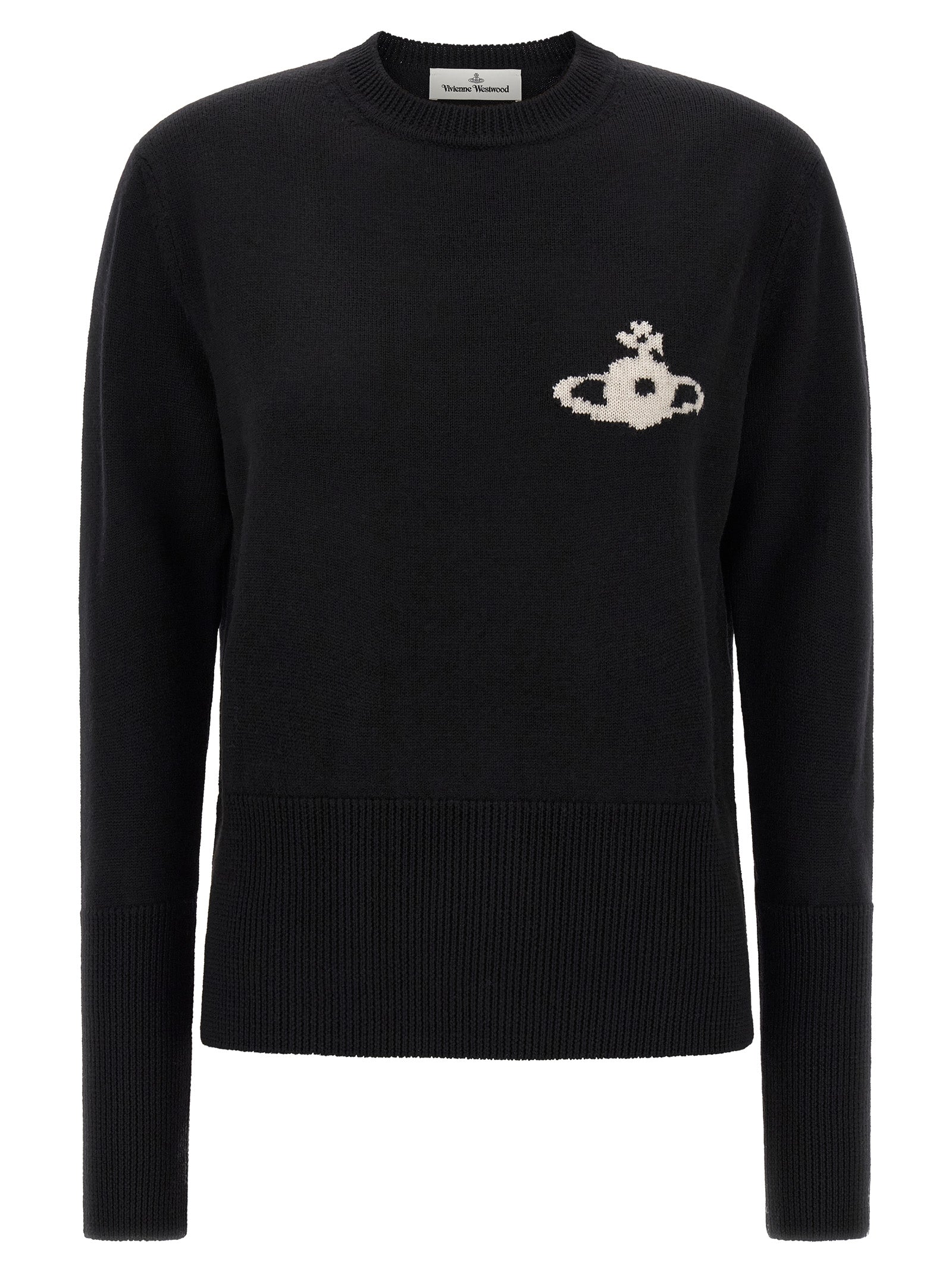 Vivienne Westwood Schwarzer Wollcardigan