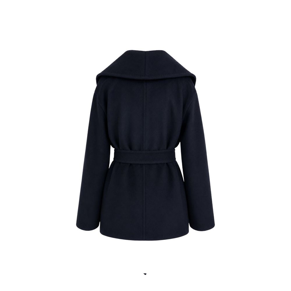 Max Mara Blauer Sakko aus reiner Schurwolle
