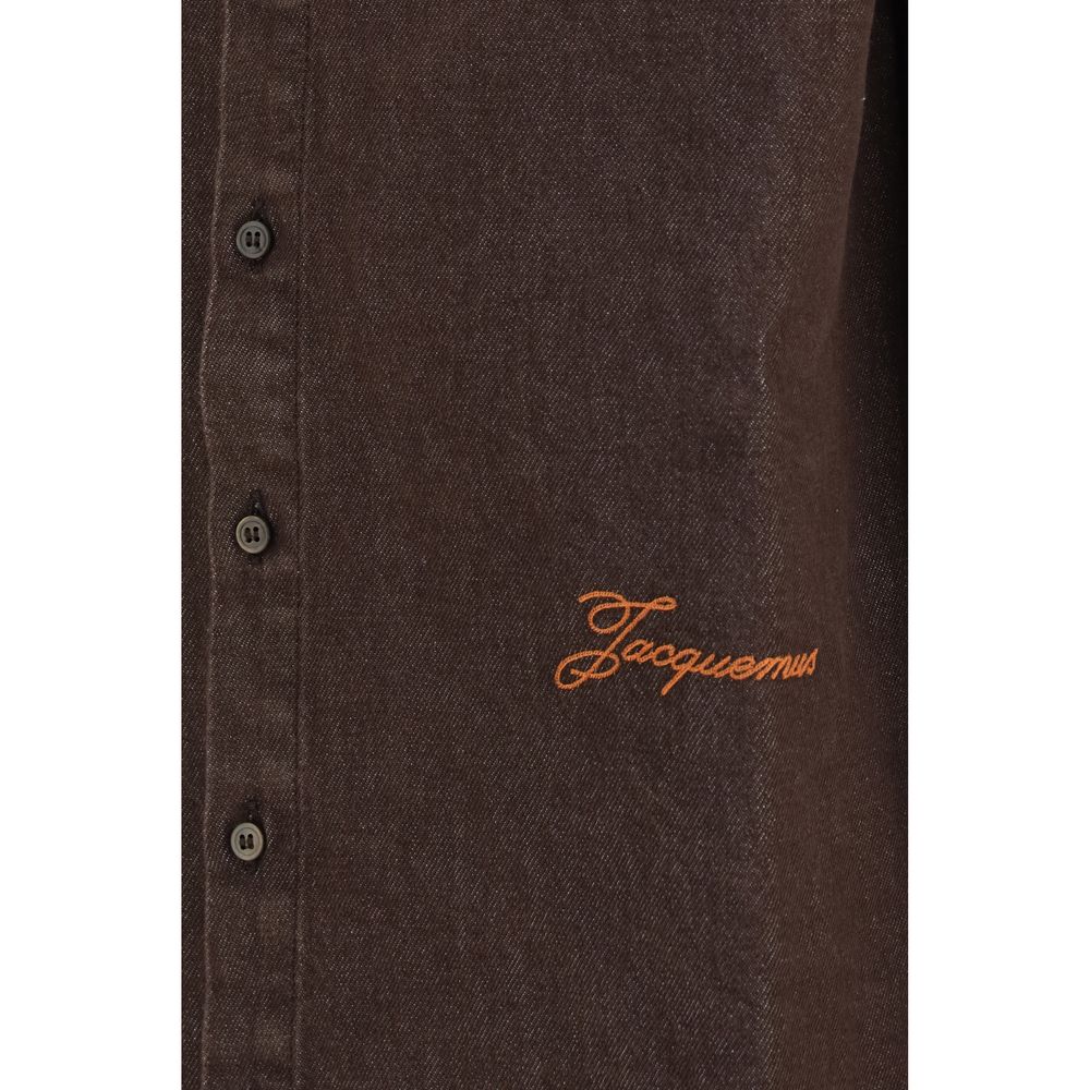 Jacquemus Braunes Denim-Hemd