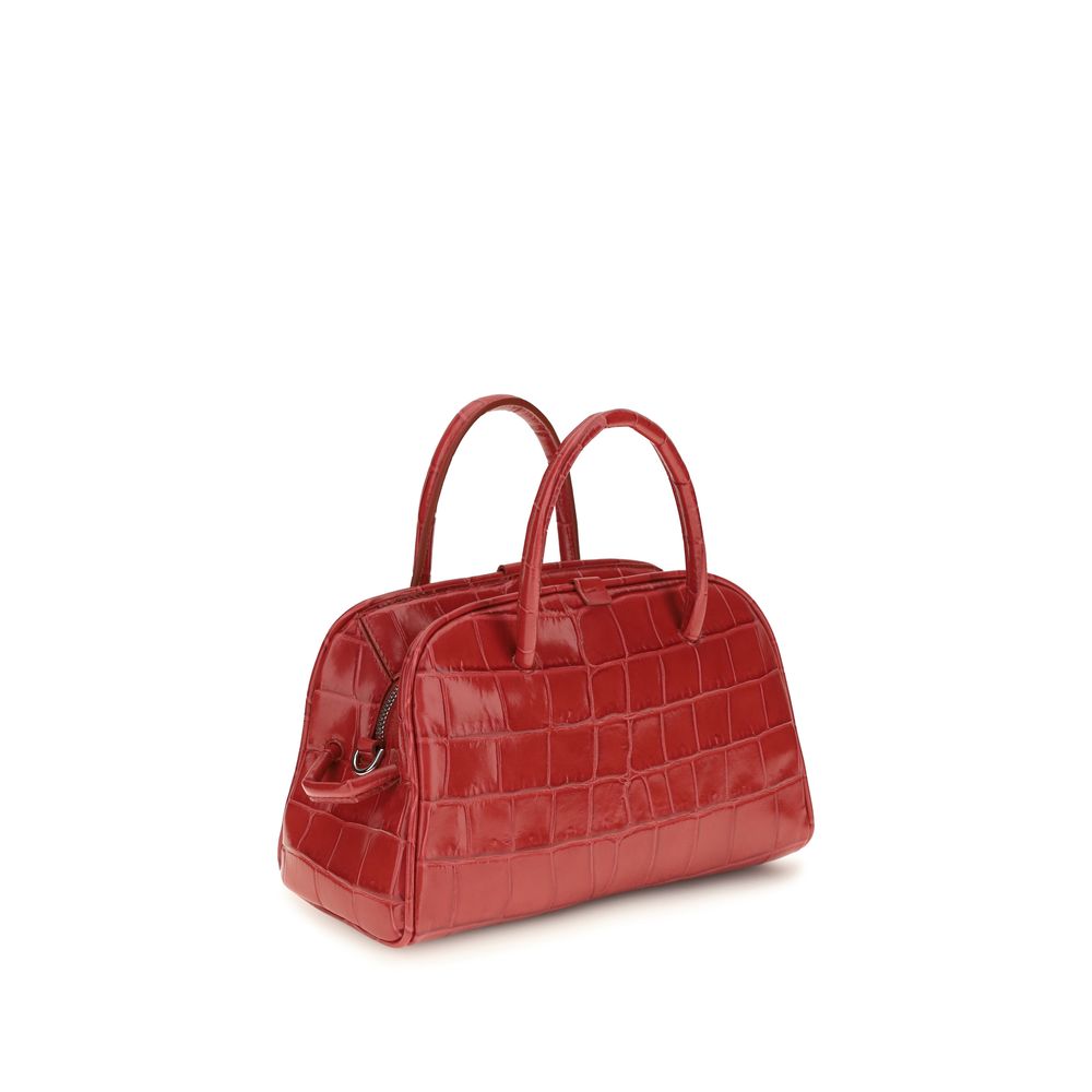 Jacquemus Schultertasche aus rotem Kalbsleder Bos Taurus