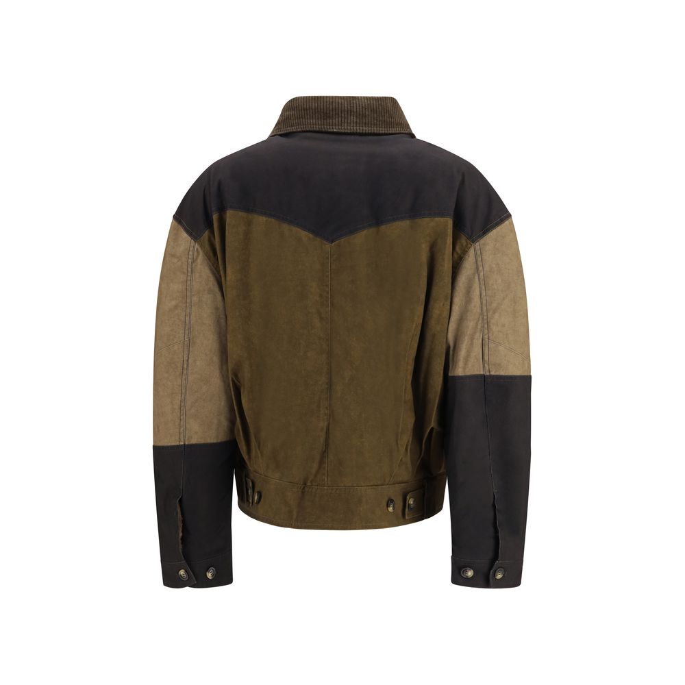 Isabel Marant Étoile Gelbe Baumwoll-Jeansjacke