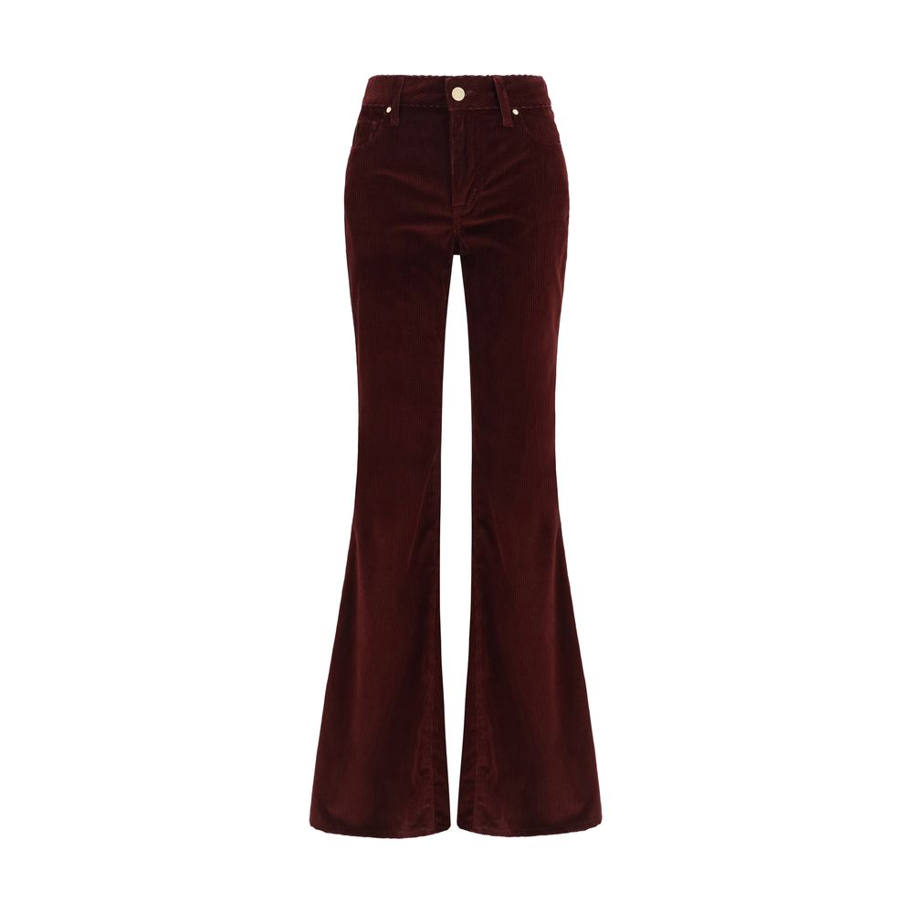 Jacob Cohen Bordeaux Baumwoll-Schlagjeans