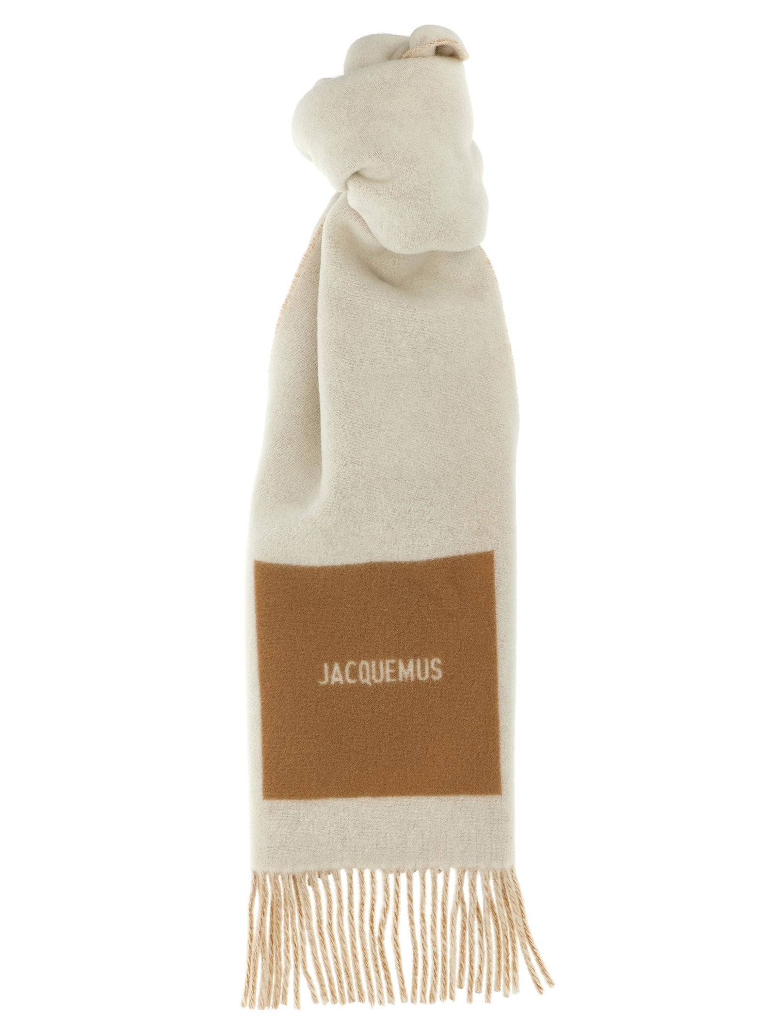 Jacquemus Beige Schurwolle Foulard