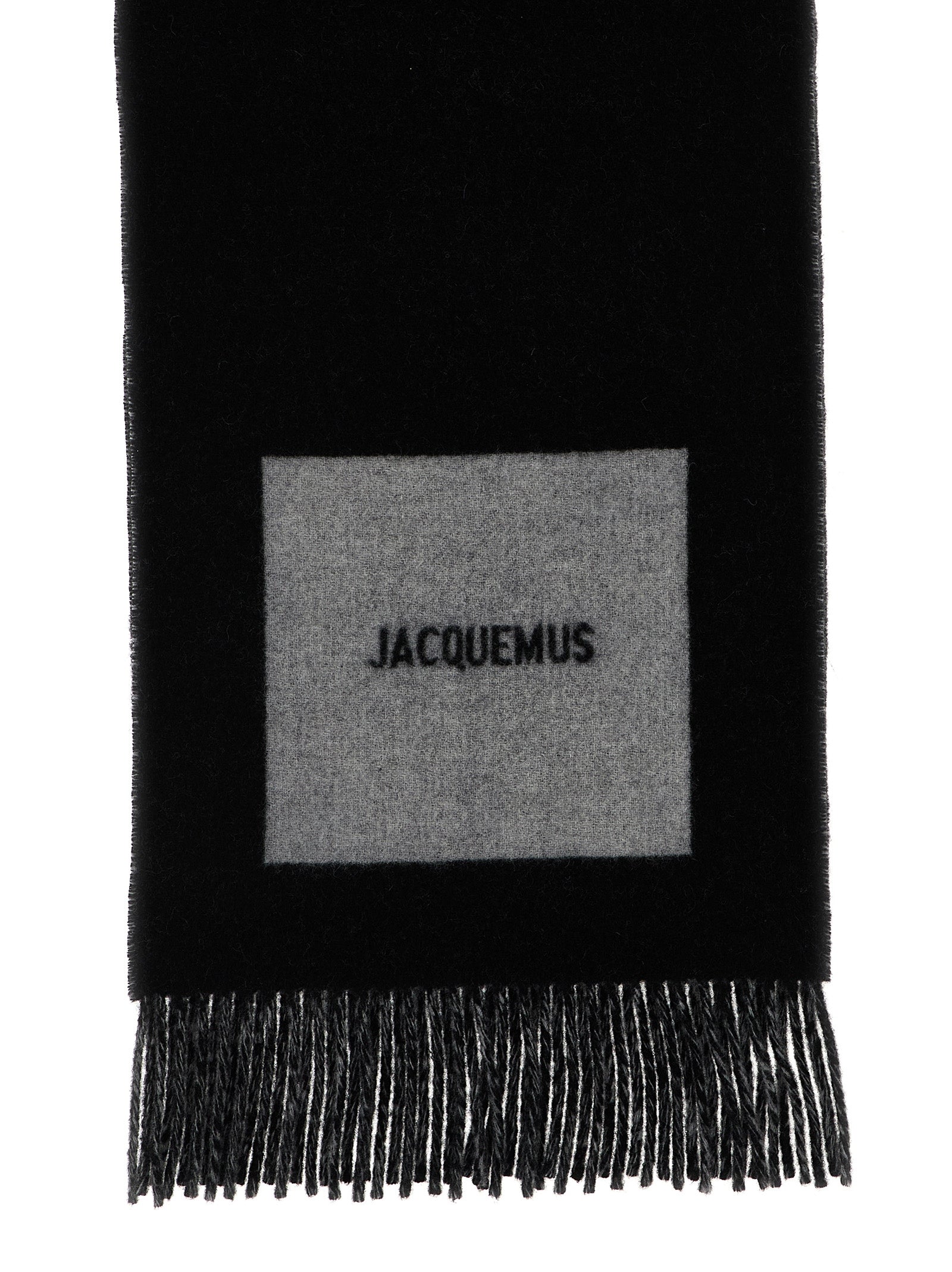 Jacquemus Mehrfarbiger Foulard aus reiner Schurwolle