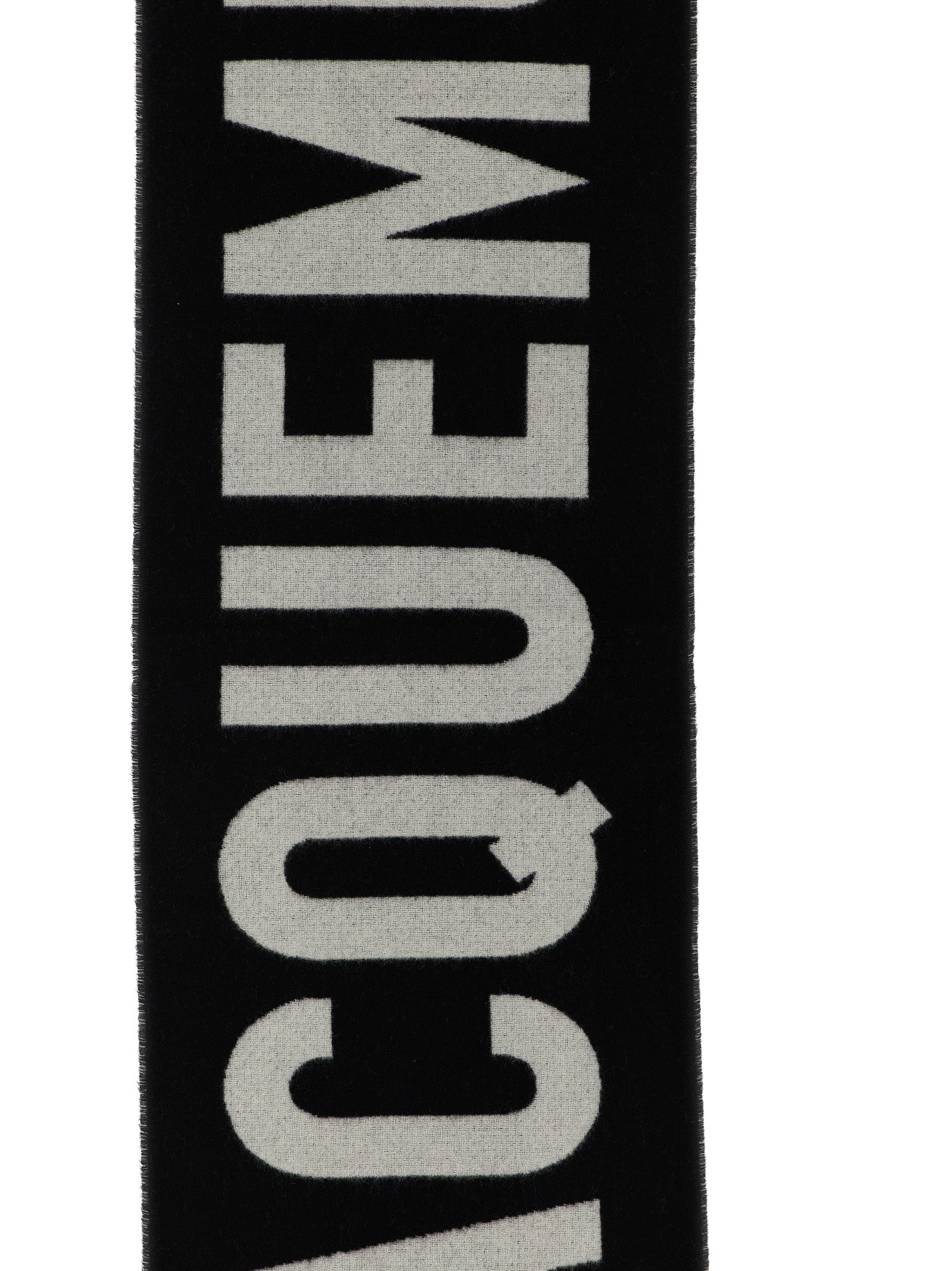 Jacquemus Schwarzer Woll-Foulard