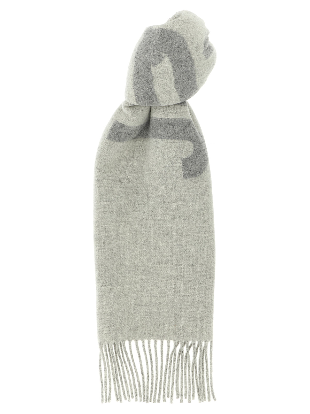 Jacquemus Grauer Woll-Foulard