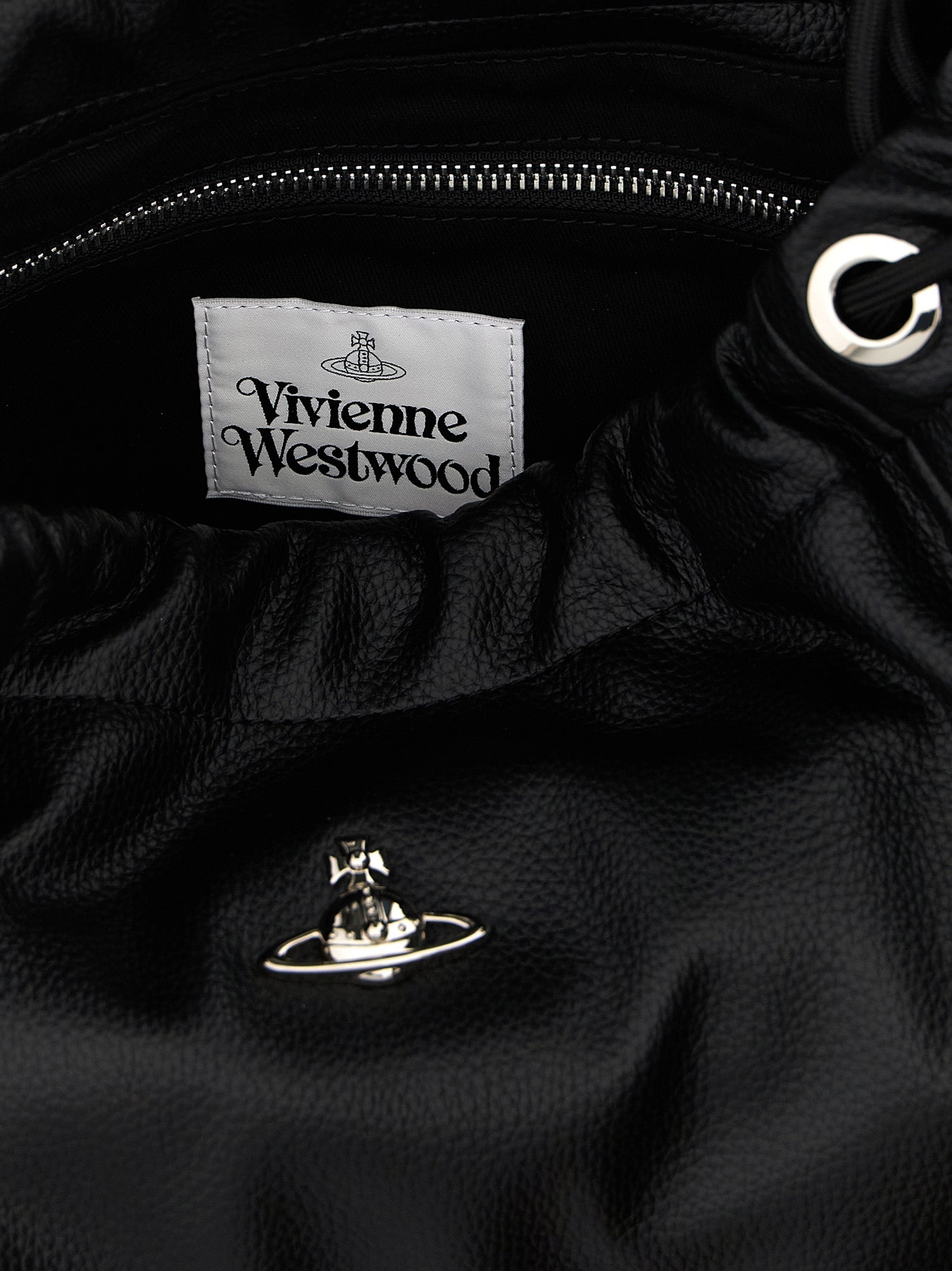Vivienne Westwood Schwarze Schultertasche aus Polyethylen
