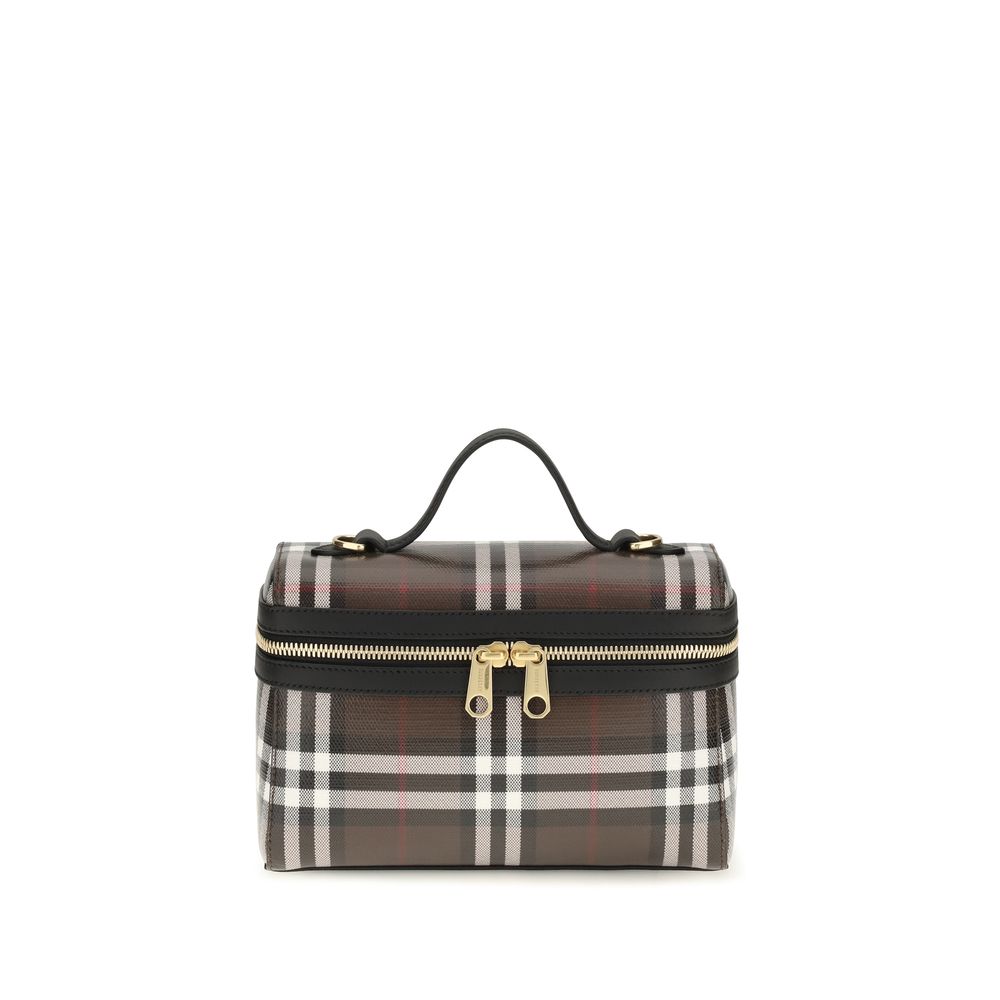 Burberry Braune Baumwoll-Umhängetasche