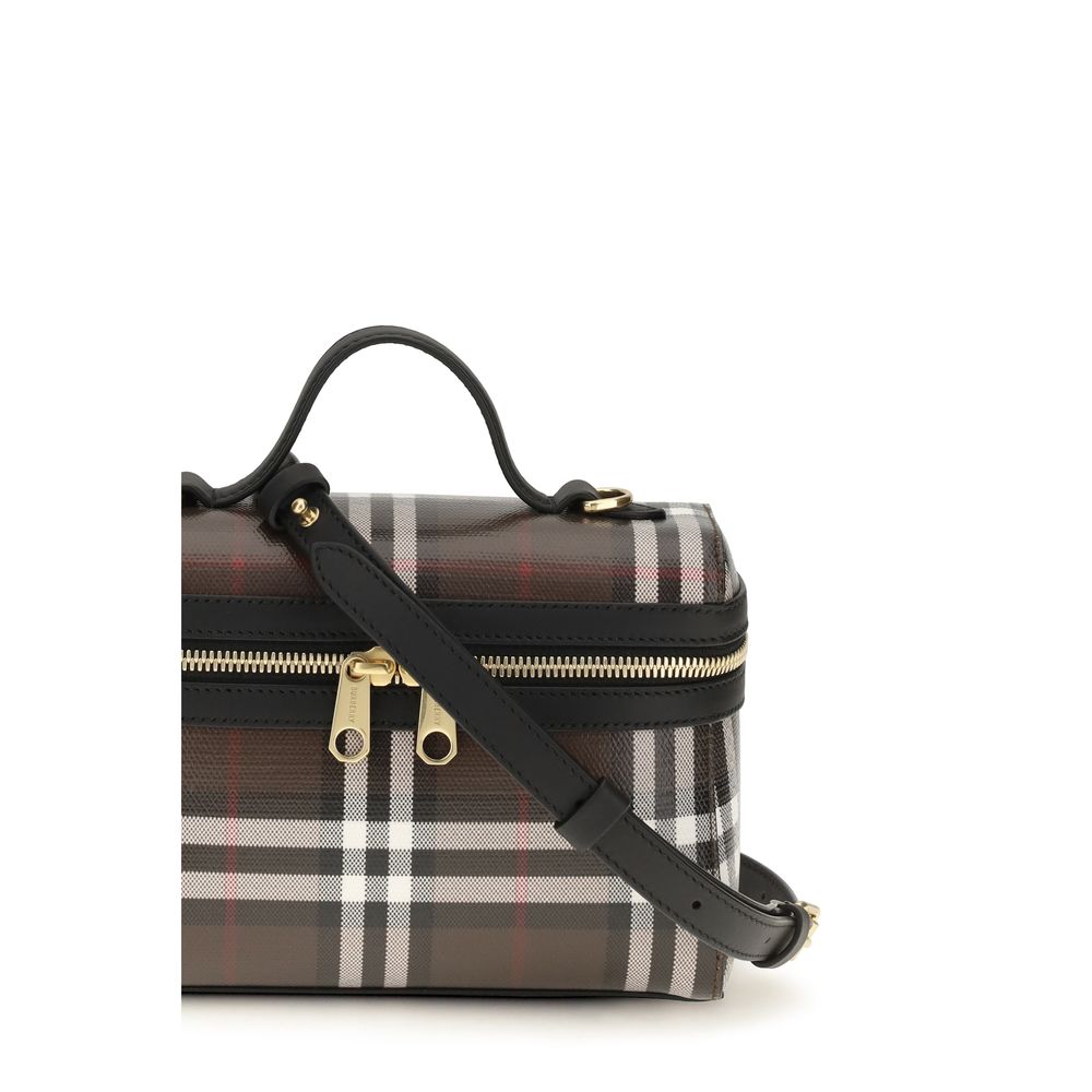 Burberry Braune Baumwoll-Umhängetasche