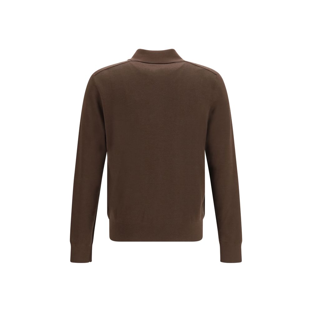 Burberry Braunes Wollkleid Oves Aries Hemd