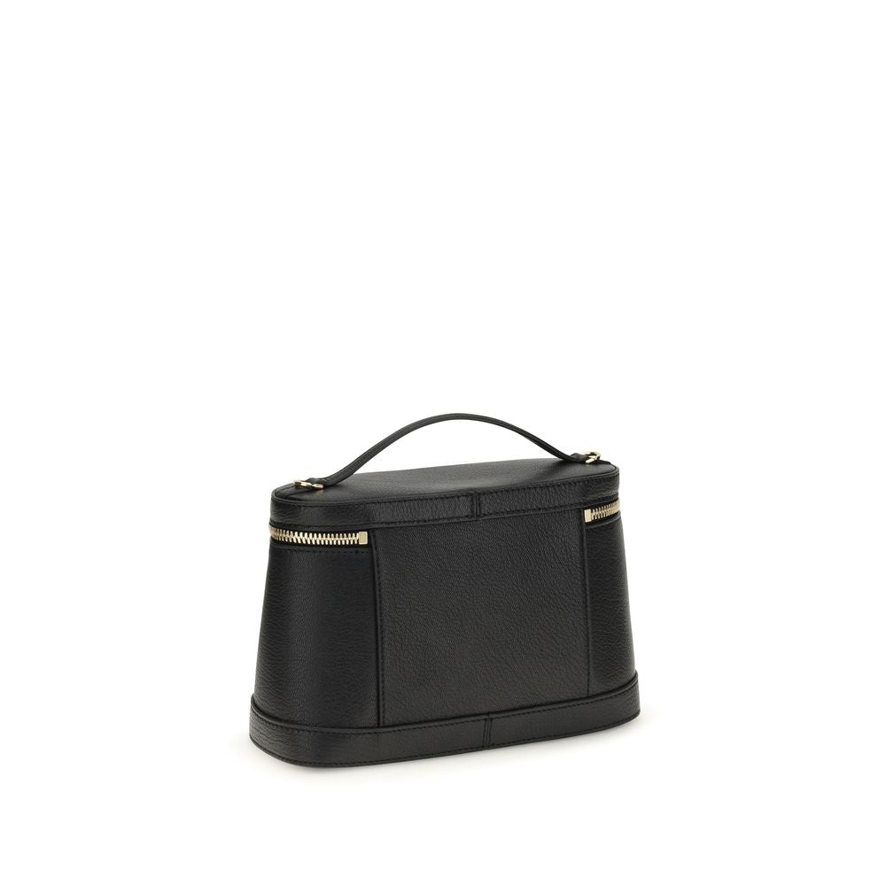 Jacquemus Schwarze Bos Taurus Kalbsleder Schultertasche