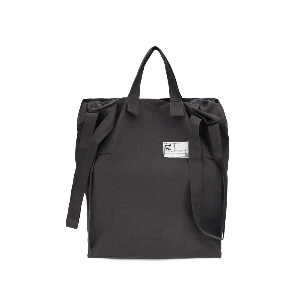 GR10K Graue Schultertasche aus Polyester