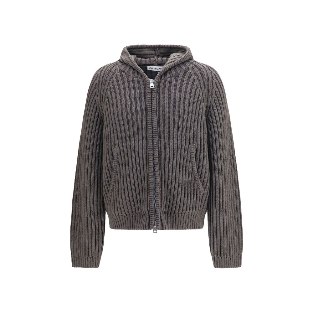 Our Legacy Grauer Oves Aries Wollpullover