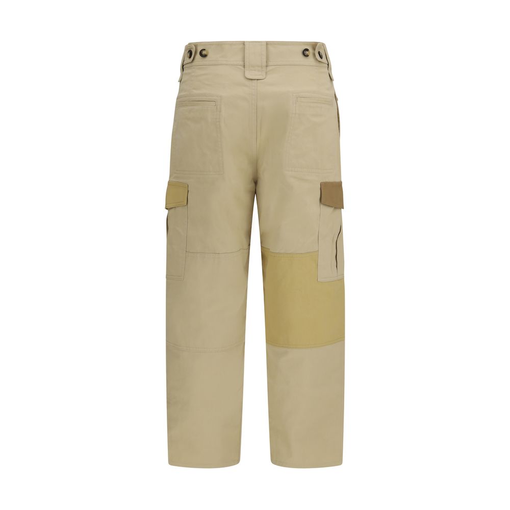 Isabel Marant Étoile Beige Baumwoll-Cargo-Hose