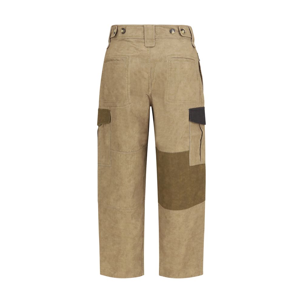 Isabel Marant Étoile Zweifarbige Baumwoll-Cargohose