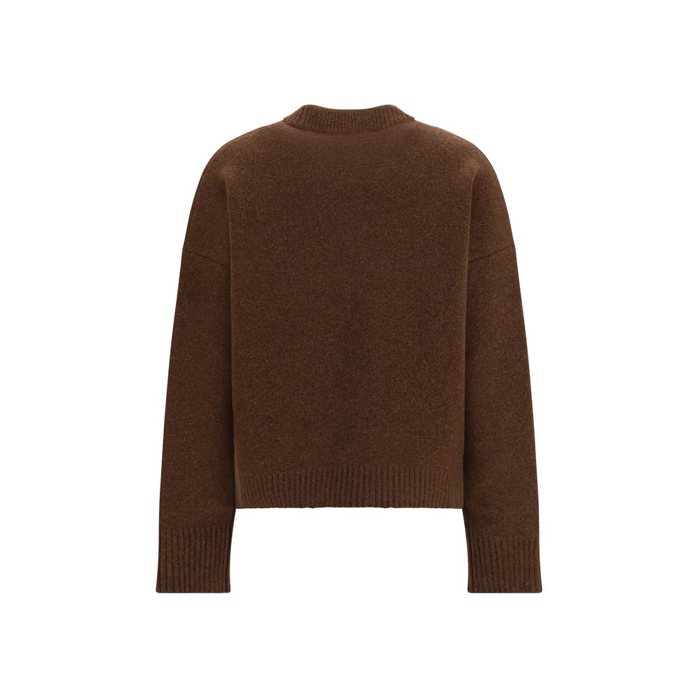 Ami Paris Brauner Alpaka Vicugna Pacos Pullover