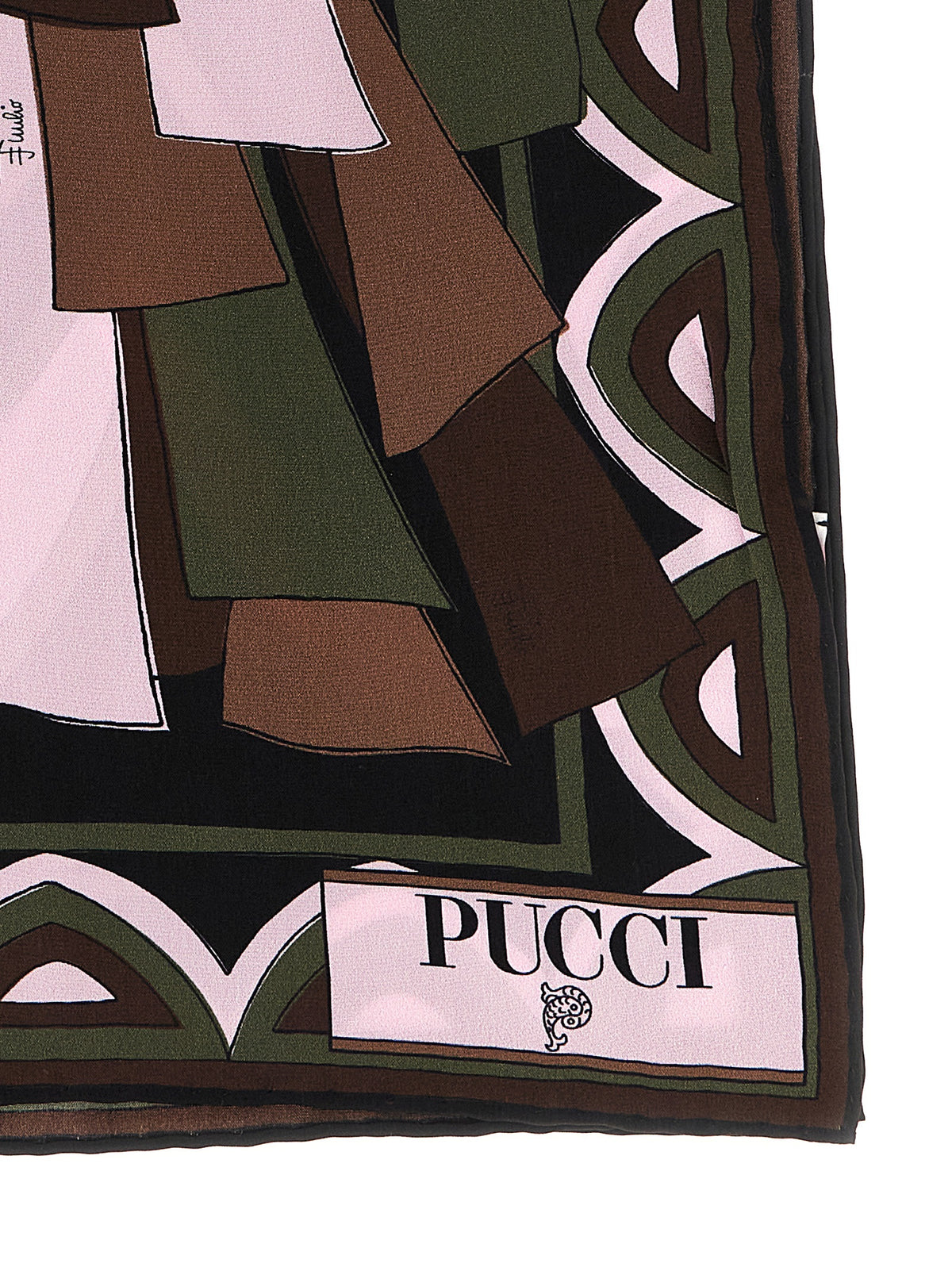 Emilio Pucci Mehrfarbiger Seidenschal