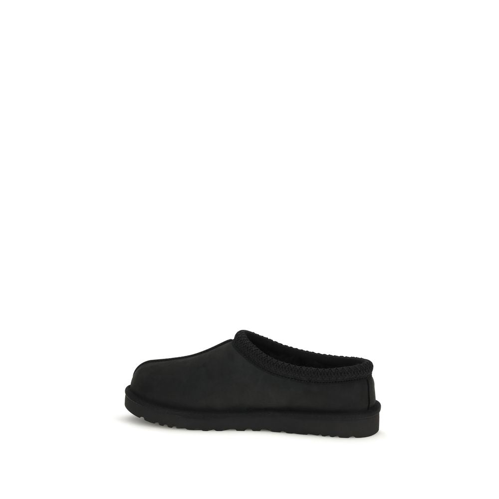 UGG Schwarze Clogs aus Nubukleder