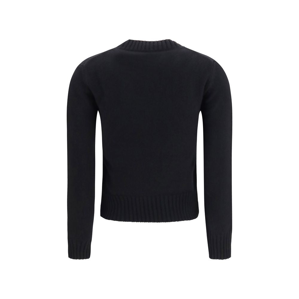 Ami Paris Pullover aus Wolle Oves Aries in Schwarz