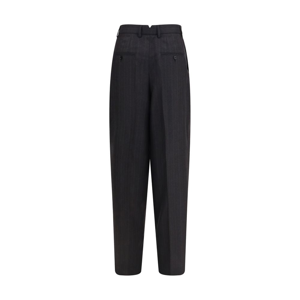 Ami Paris Schwarze Wollhose Oves Aries